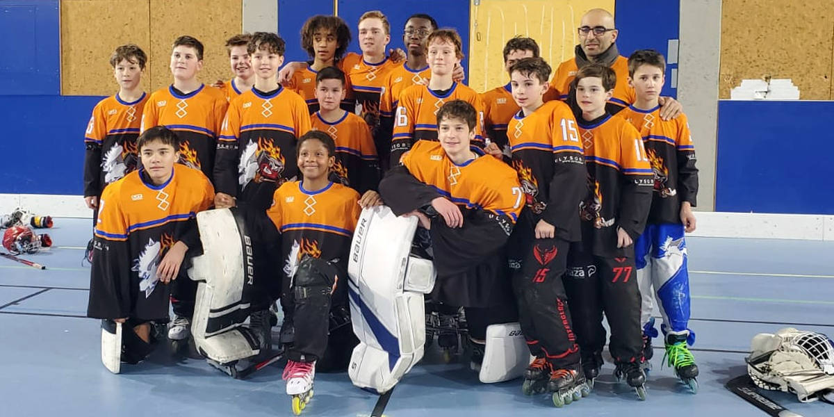 asnieres roller hockey démons u15 poule france idf collegien